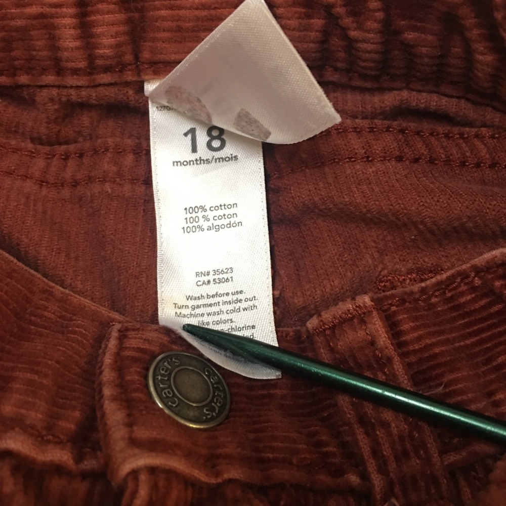 Baby Boy 18 Months Clothing Lot 7x Pieces Bulk Winter Thermal Corduroy Preppy - Picture 11 of 11